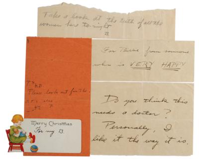 Lot #294 Howard Hughes Collection of (13) Handwritten Letters to Actress Billie Dove - Image 2