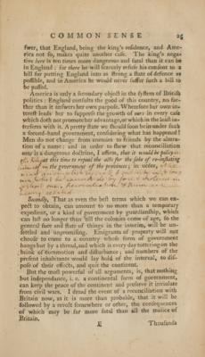 Lot #311 Thomas Paine: 1776 London Edition of Common Sense - Image 5
