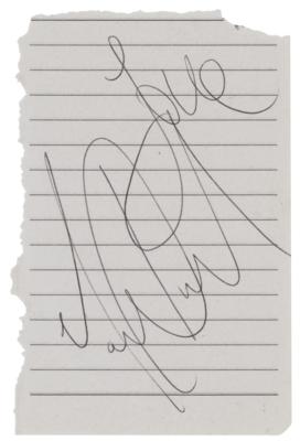 Lot #930 Michael Jackson Signature