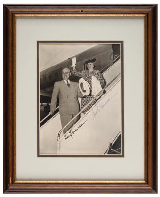 Lot #219 Harry and Bess Truman Signed Photograph - Image 1