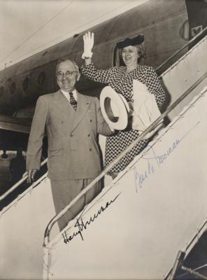Lot #219 Harry and Bess Truman Signed Photograph - Image 2