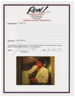 Lot #859 Michael Jackson Signed Album - Image 4