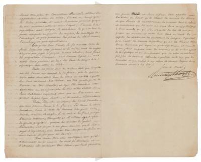 Lot #315 Toussaint Louverture Letter Signed - Image 3