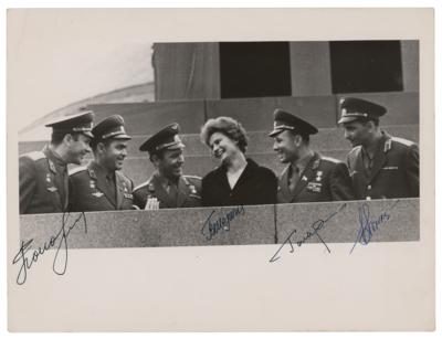 Lot #689 Vostok Cosmonauts Signed Photograph