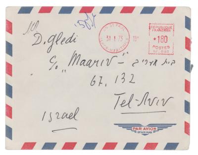 Lot #729 Marc Chagall Handwritten Letter - Image 2