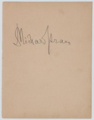 Lot #870 Richard Strauss Signature - Image 1