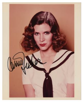 Lot #981 Carrie Fisher Signed Photograph