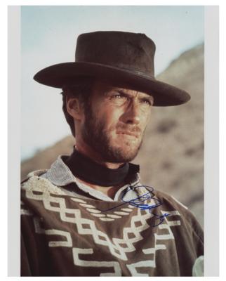 Lot #979 Clint Eastwood Signed Oversized Photograph