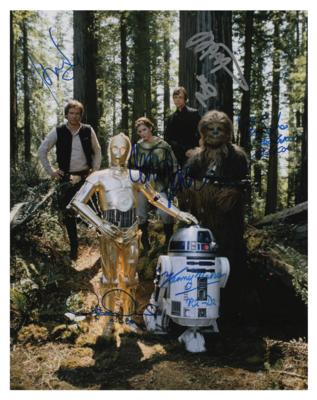 Lot #952 Star Wars Signed Oversized Photograph