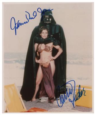 Lot #1020 Star Wars: Fisher and Jones Signed Photograph - Image 1