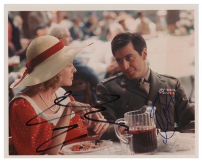 Lot #988 The Godfather: Pacino and Keaton Signed Photograph - Image 1