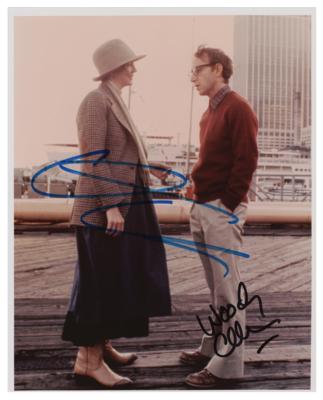 Lot #957 Woody Allen and Diane Keaton Signed Photograph - Image 1