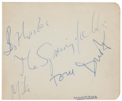 Lot #922 The Springfields Signatures - Image 1
