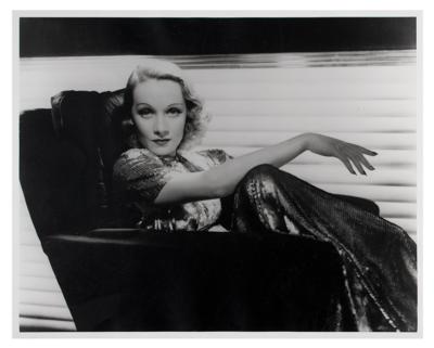 Lot #997 George Hurrell: Jean Harlow and Marlene Dietrich Original Oversized Photographs - Image 1