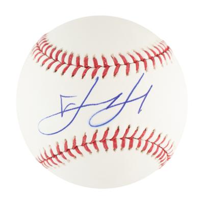 Lot #1097 David Ortiz Signed Baseball - Image 1