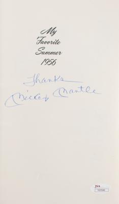 Lot #1089 Mickey Mantle Signed Book - Image 2