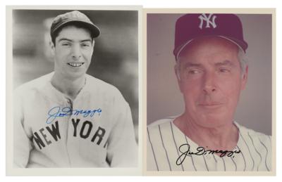 Lot #1073 Joe DiMaggio (2) Signed Photographs - Image 1