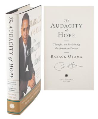 Lot #190 Barack Obama Signed Book