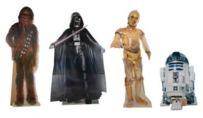 Lot #1017 Star Wars (4) Original Theater Standees  - Image 1