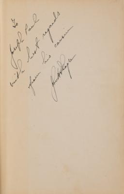 Lot #324 Titanic: Margaret and John Thayer (2) Marconigrams and Signed Book - Image 2