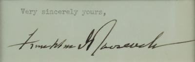 Lot #209 Franklin D. Roosevelt Signature - Image 2