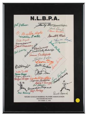 Lot #1091 Negro League Signatures - Image 2
