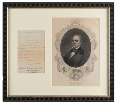 Lot #492 Daniel Webster Autograph Letter Signed