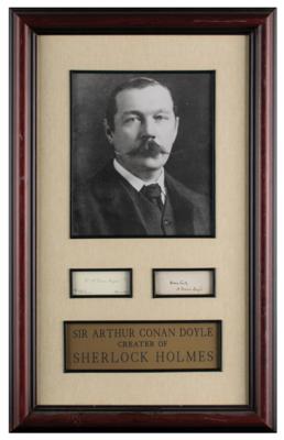 Lot #806 Arthur Conan Doyle Signature