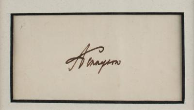 Lot #828 Alfred Lord Tennyson Signature - Image 2