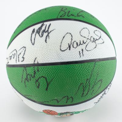 Lot #1066 Boston Celtics Signed Basketball - Image 3