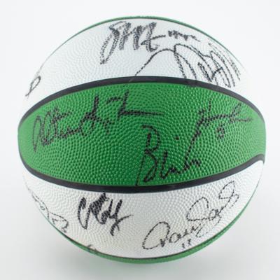Lot #1066 Boston Celtics Signed Basketball - Image 4