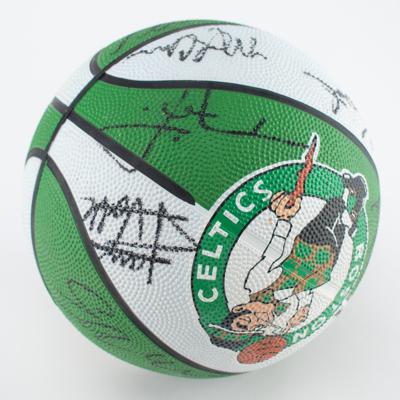Lot #1066 Boston Celtics Signed Basketball - Image 5
