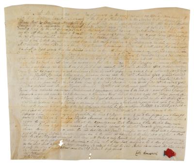 Lot #245 Benjamin Franklin: Francis Hopkinson and Charles Thomson Document Signed