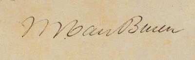 Lot #228 Martin Van Buren Document Signed as President - Image 3