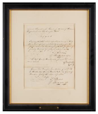 Lot #32 Zachary Taylor Document Signed - Image 2