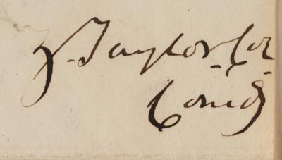 Lot #32 Zachary Taylor Document Signed - Image 3