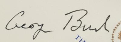 Lot #91 George Bush Autograph Letter Signed as President - Image 3