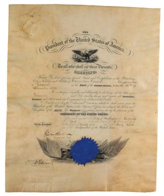 Lot #41 U. S. Grant Document Signed as President - Image 1