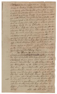 Lot #405 Samuel Huntington and William Williams Document Signed - Image 3