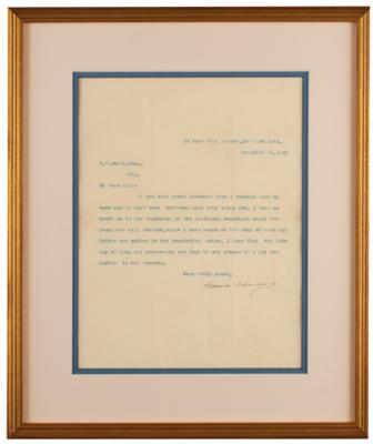 Lot #103 Grover Cleveland Typed Letter Signed - Image 2