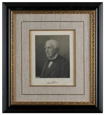 Lot #298 Thomas Edison Signed Photograph - Image 2