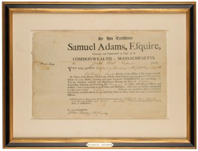 Lot #235 Samuel Adams Document Signed - Image 2
