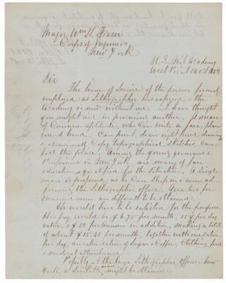 Lot #514 Robert E. Lee Autograph Letter Signed