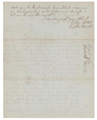 Lot #514 Robert E. Lee Autograph Letter Signed - Image 2