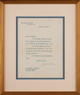 Lot #233 Woodrow Wilson Typed Letter Signed as President - Image 2