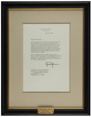 Lot #161 Lyndon B. Johnson Typed Letter Signed as President - Image 2