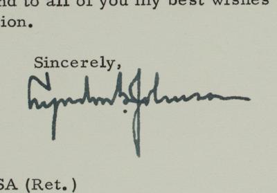 Lot #161 Lyndon B. Johnson Typed Letter Signed as President - Image 3