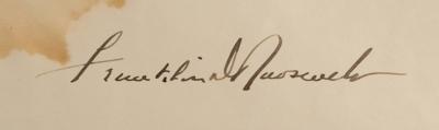 Lot #211 Franklin D. Roosevelt Document Signed as President - Image 3