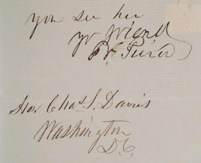 Lot #196 Franklin Pierce Autograph Letter Signed - Image 3