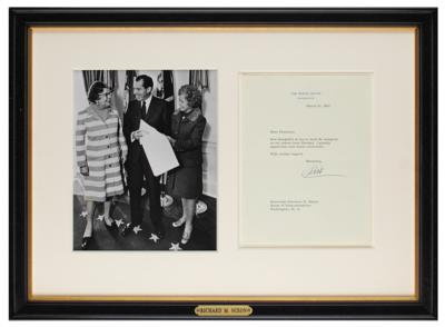 Lot #183 Richard Nixon Typed Letter Signed as President - Image 1